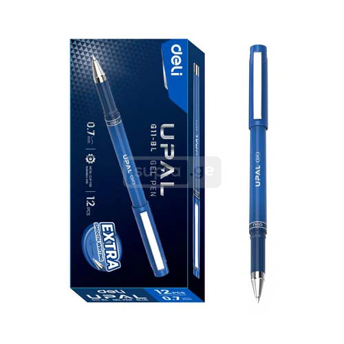 DELI Gel Pen with 0,7mm Tip G11BL